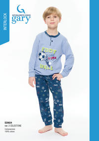 CHILDREN'S PAJAMAS S/L S20024 Tellini S.r.l. Wholesale Clothing